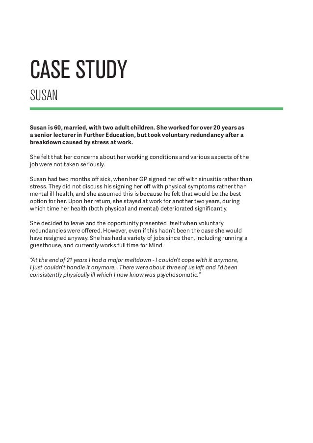 how to write a case study abstract